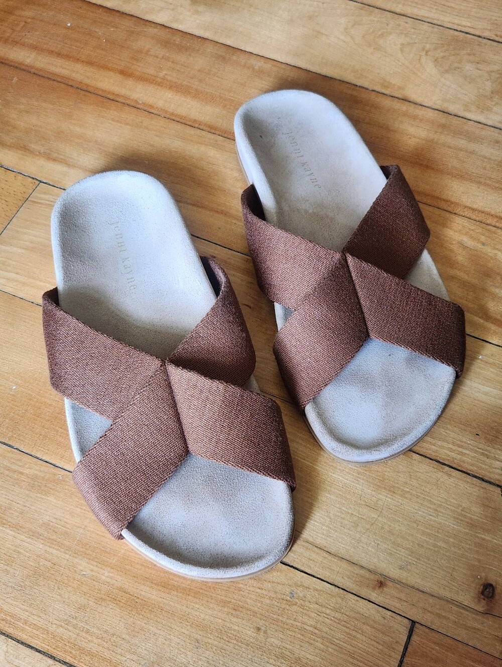 Jenni Kayne Cotton Crossover Sandal - 39